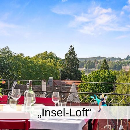 Ferienwohnung Insel-Loft - Maisonette Auf Der Insel, Exklusiv Mit Dachterrasse Линдау Экстерьер фото
