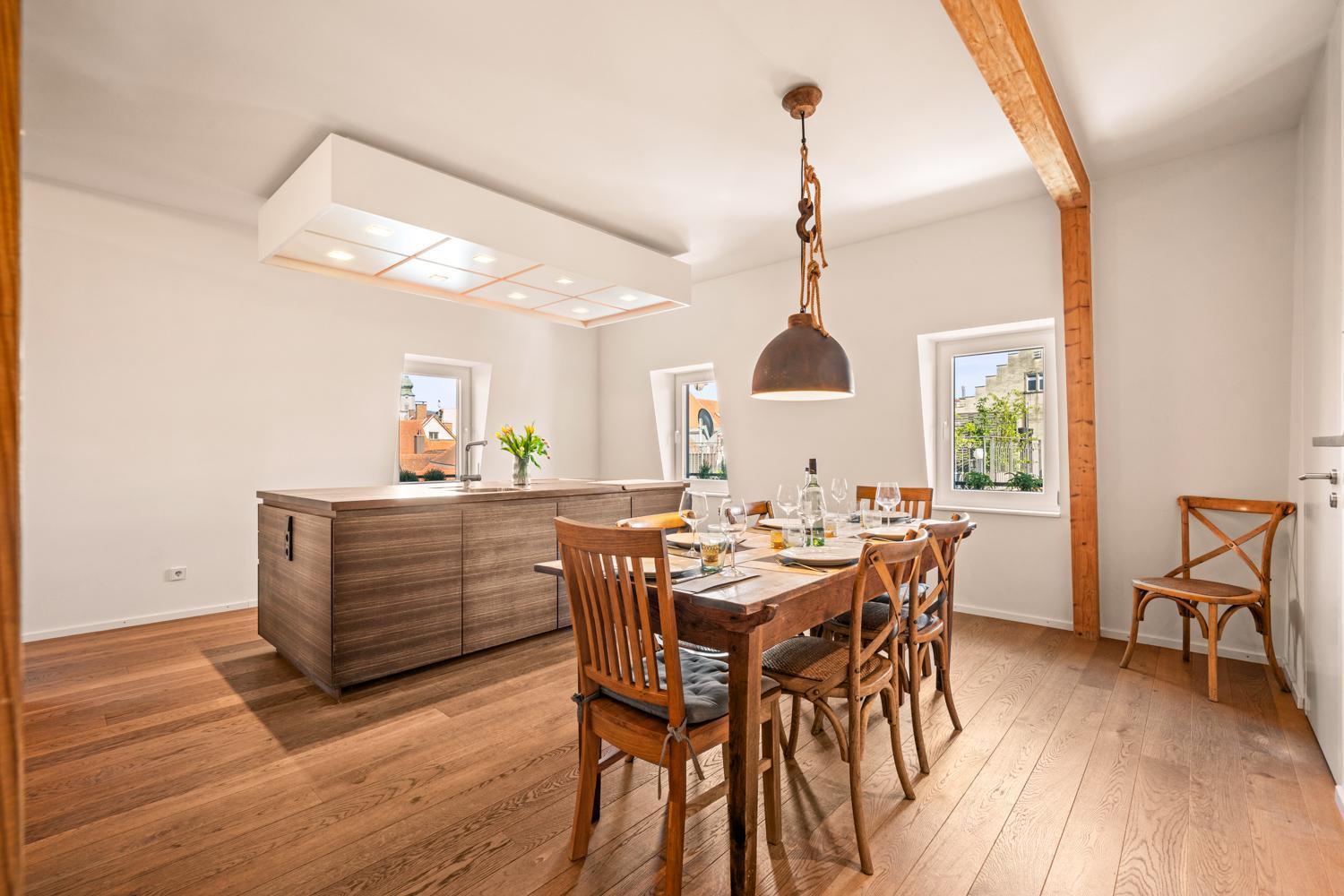 Ferienwohnung Insel-Loft - Maisonette Auf Der Insel, Exklusiv Mit Dachterrasse Линдау Экстерьер фото